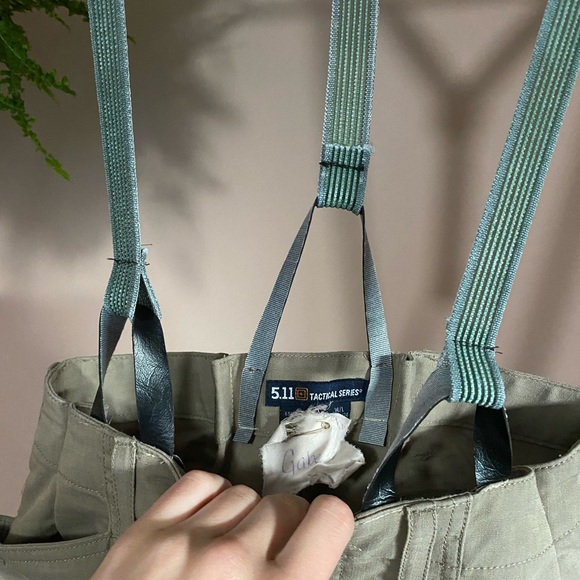 Khaki Riding Pants with Suspenders! 🏇 34/34 - Picture 6 of 6